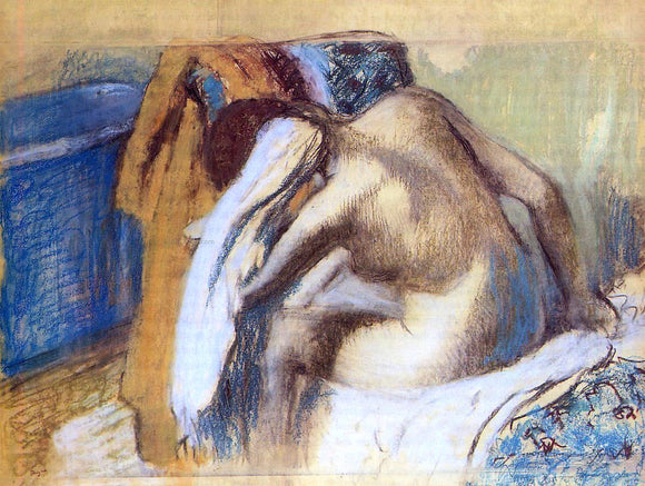  Edgar Degas Woman Drying Her Hair - Art Print
