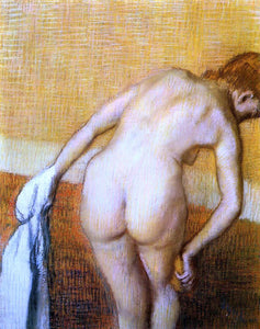  Edgar Degas Woman Having a Bath - Art Print