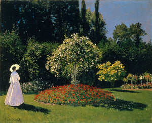  Claude Oscar Monet Woman in the Garden - Art Print