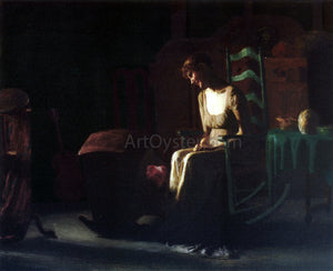  Thomas Pollock Anschutz Woman in a Rocking Chair - Art Print