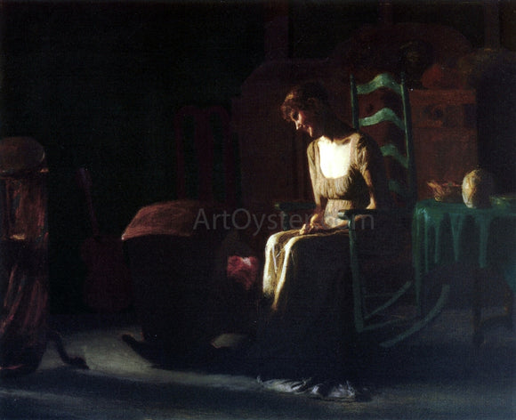  Thomas Pollock Anschutz Woman in a Rocking Chair - Art Print