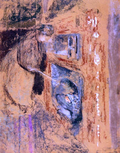  Edouard Vuillard Woman in Front of the Fireplace - Art Print