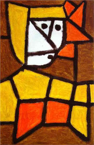  Paul Klee Woman in Peasant Dress - Art Print