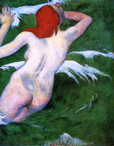  Paul Gauguin Woman in the Waves (also known as Ondine I) - Art Print