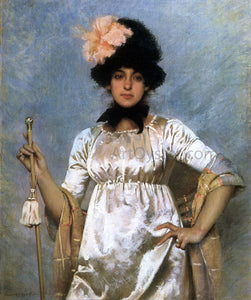  Charles Sprague Pearce Woman of the Directory - Art Print