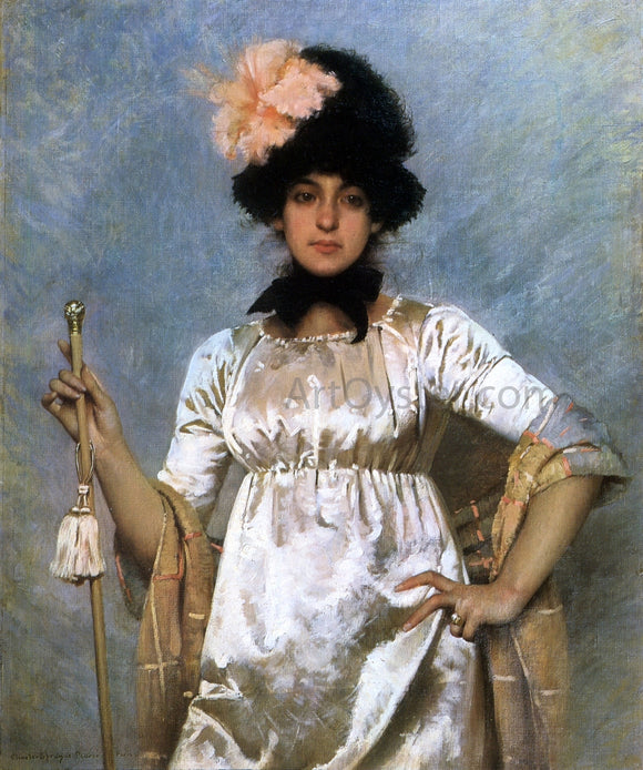  Charles Sprague Pearce Woman of the Directory - Art Print