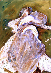  John Singer Sargent Woman Reclining - Art Print