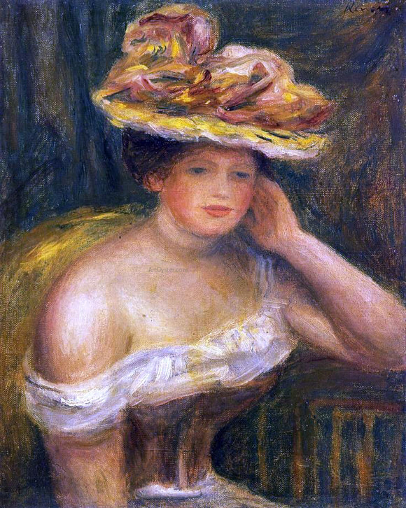  Pierre Auguste Renoir Woman Wearing a Corset - Art Print