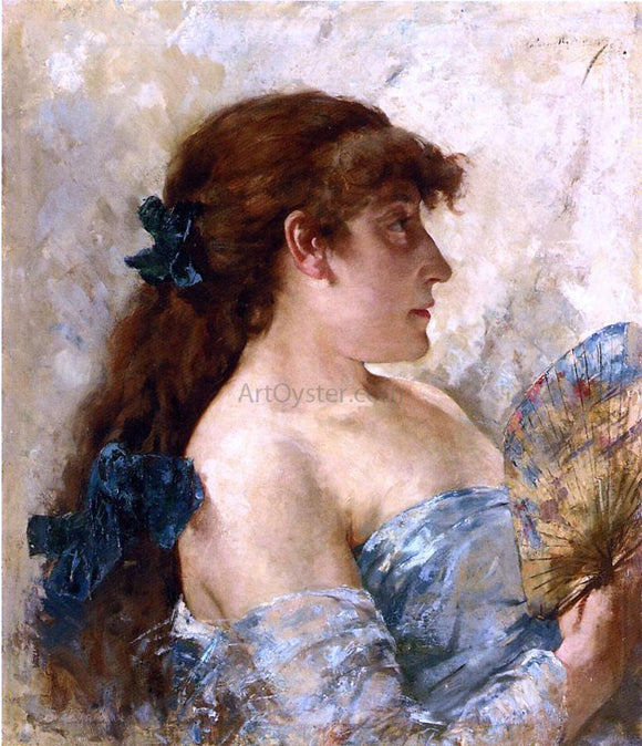  Theo Van Rysselberghe Woman with a Fan - Art Print