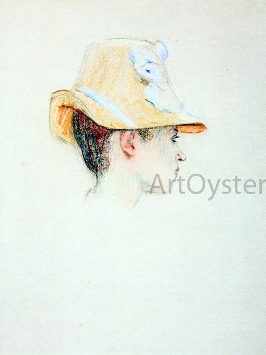  Claude-Emil Schuffenecker Woman with a Hat - Art Print
