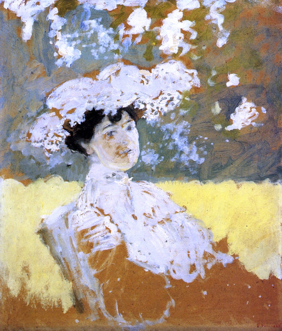  Edouard Vuillard Woman with a Hat - Art Print