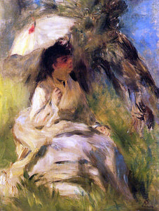  Pierre Auguste Renoir Woman with a Parasol - Art Print