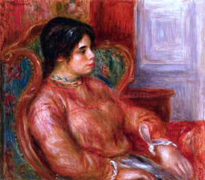  Pierre Auguste Renoir Woman with Green Chair - Art Print