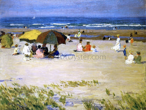  Edward Potthast Woman with White Robe - Art Print