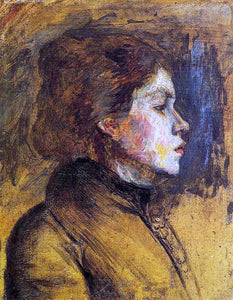  Henri De Toulouse-Lautrec Woman's Head - Art Print