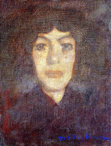  Amedeo Modigliani Woman's Head with Beauty Spot - Art Print
