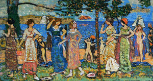  Maurice Prendergast Women at Seashore - Art Print