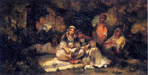  Narcisse Virgilio Diaz De la Pena  Women in a Forest - Art Print
