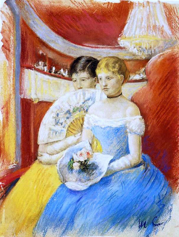  Mary Cassatt Women in a Loge - Art Print