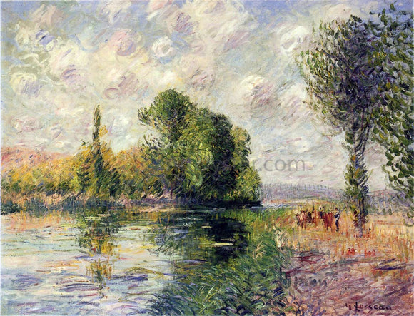  Gustave Loiseau Wood and Fields near St Cyr Vadreuil - Art Print