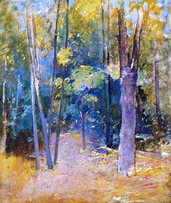  Emil Carlsen Wooded Interior - Art Print