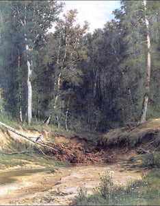  Ivan Ivanovich Shishkin Woodland brook - Art Print