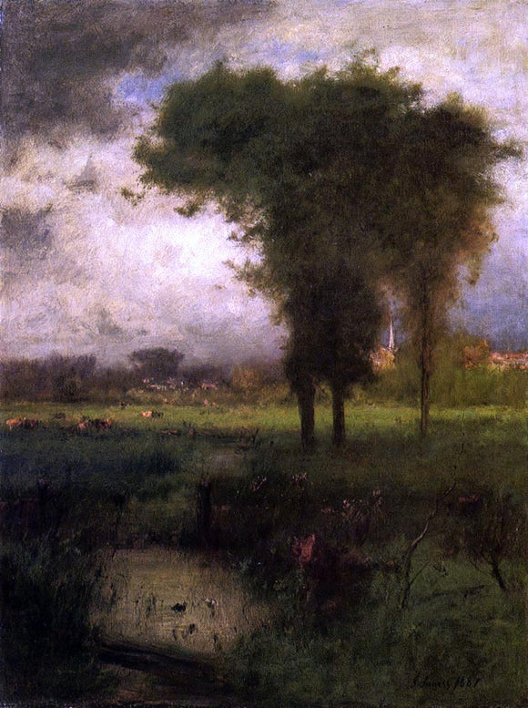  George Inness Woodland Scene - Art Print