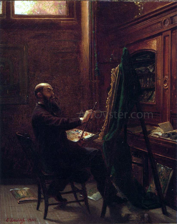  Emanuel Gottlieb Leutze Worthington Whittredge in His Tenth Street Studio - Art Print