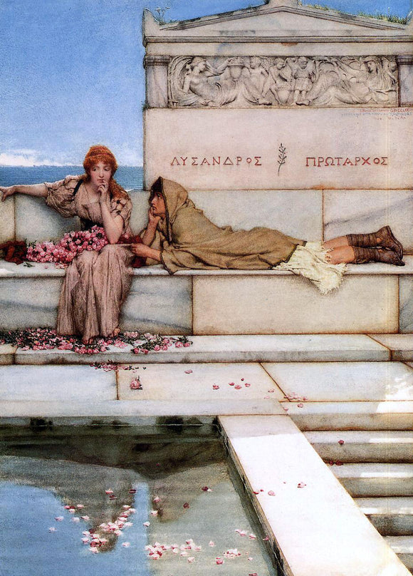  Sir Lawrence Alma-Tadema Xanthe and Phaon - Art Print