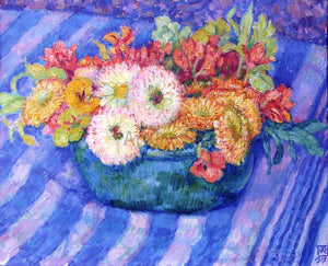  Theo Van Rysselberghe Yellow Bouquet - Art Print