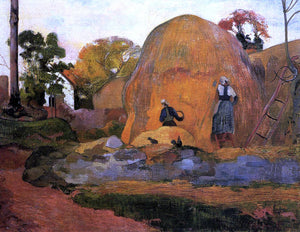  Paul Gauguin Yellow Haystacks (also known as Golden Harvest) - Art Print