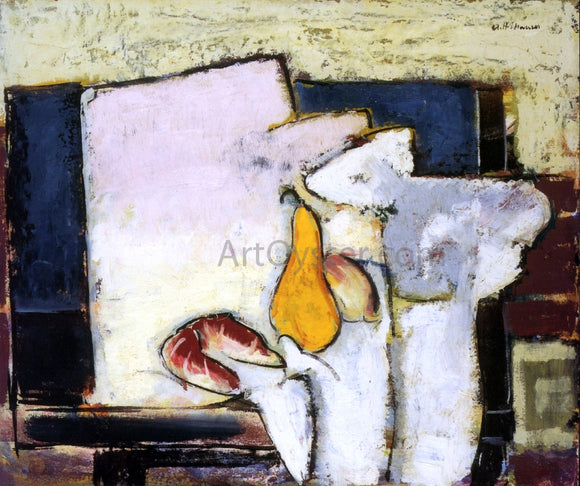  Alfred Henry Maurer Yellow Pear and Roll - Art Print