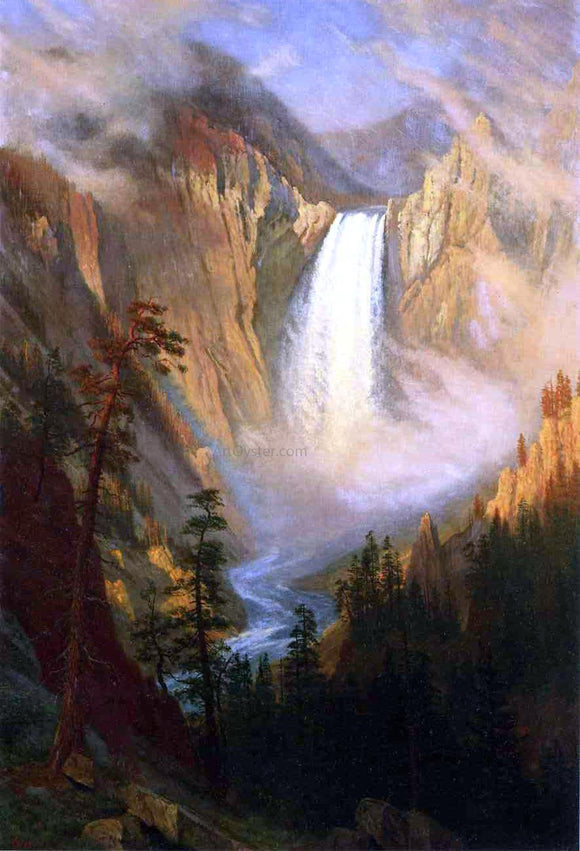  Albert Bierstadt Yellowstone Falls - Art Print