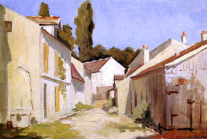  Gustave Caillebotte Yerres, Close of the Abbesses - Art Print