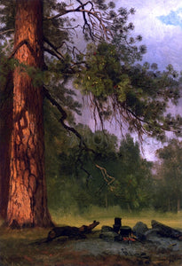  Albert Bierstadt Yosemite Camp Kitchen - Art Print