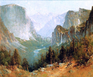  Thomas Hill Yosemite Valley from Inspiration Point - Art Print