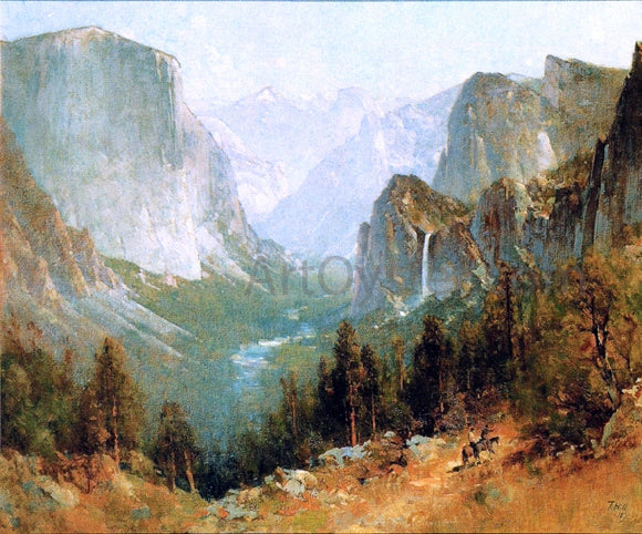  Thomas Hill Yosemite Valley from Inspiration Point - Art Print