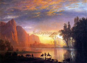  Albert Bierstadt Yosemite Valley Sunset - Art Print