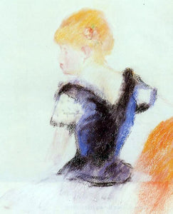  Pierre Auguste Renoir Young Blond Girl - Art Print