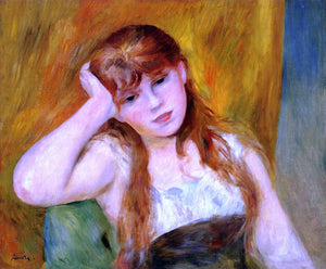  Pierre Auguste Renoir Young Blond Woman - Art Print