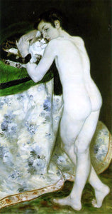  Pierre Auguste Renoir Young Boy with a Cat - Art Print
