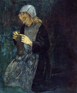  Paul Serusier Young Breton (also known as The Little Knitter) - Art Print