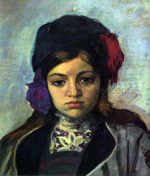  Henri Lebasque Young Child in a Turban - Art Print