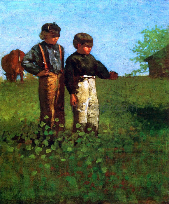  Winslow Homer Young Farmers - Art Print