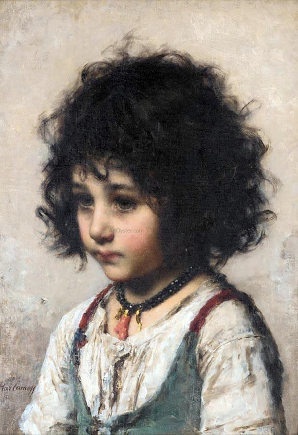  Alexei Alexeievich Harlamoff Young Girl - Art Print