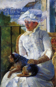  Mary Cassatt Young Girl at a Window - Art Print