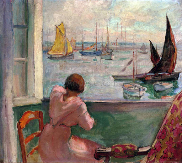  Henri Lebasque A Young Girl at the Window - Art Print
