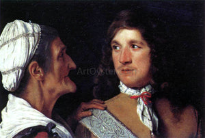  Michiel Sweerts Young Man and the Procuress - Art Print