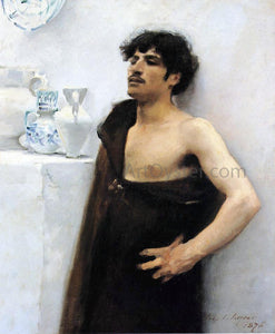  John Singer Sargent Young Man in Reverie - Art Print