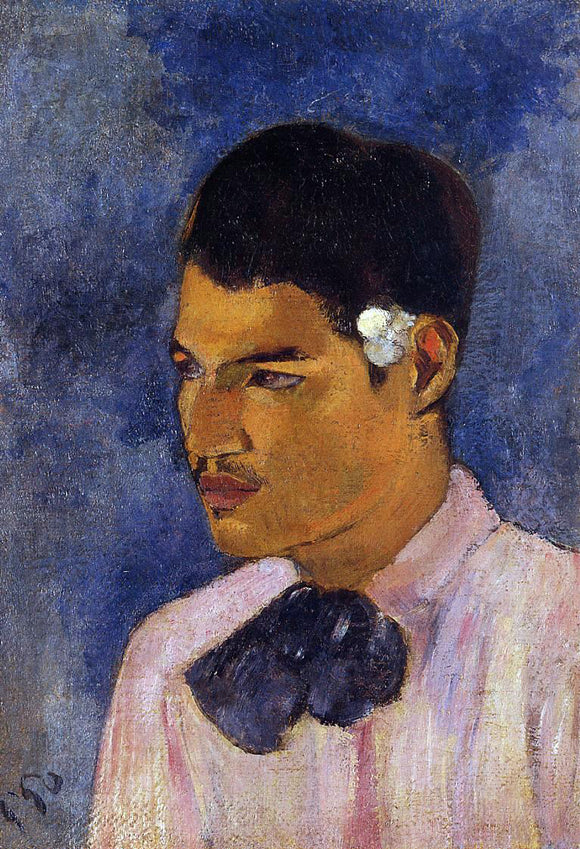  Paul Gauguin Young Man with a Flower - Art Print